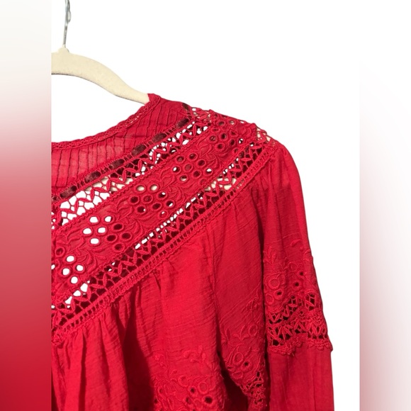 Free People Abigail Victorian Blouse - Picture 7 of 10